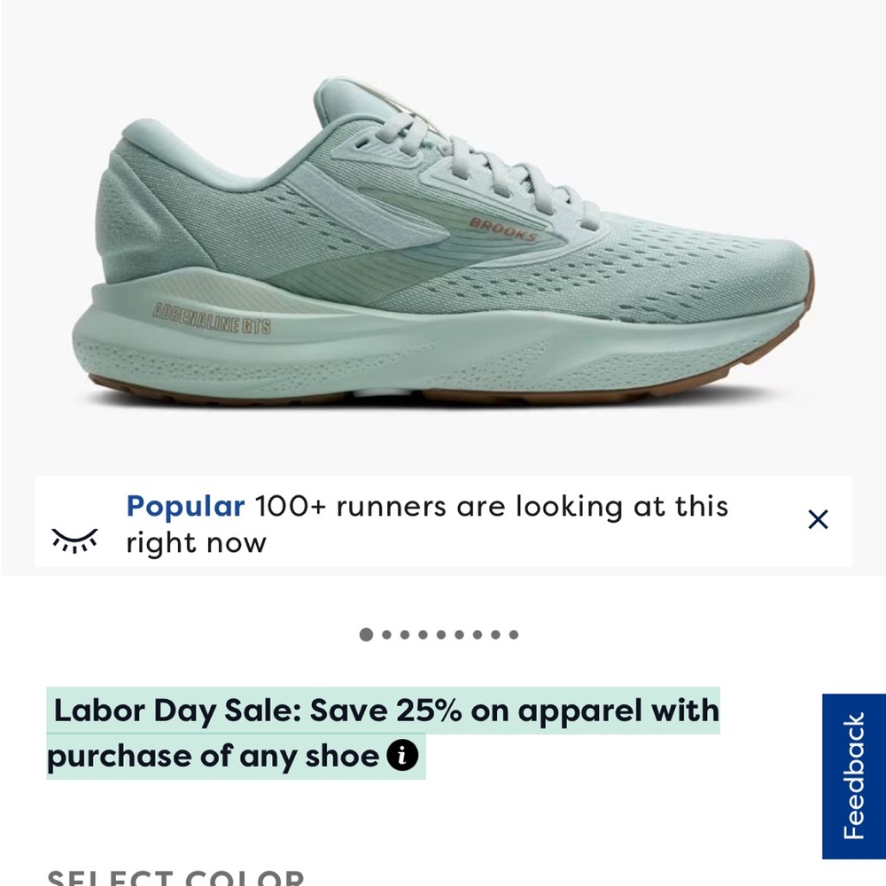 Brand New!! Brooks Women's Athletic Shoes - Mint Green